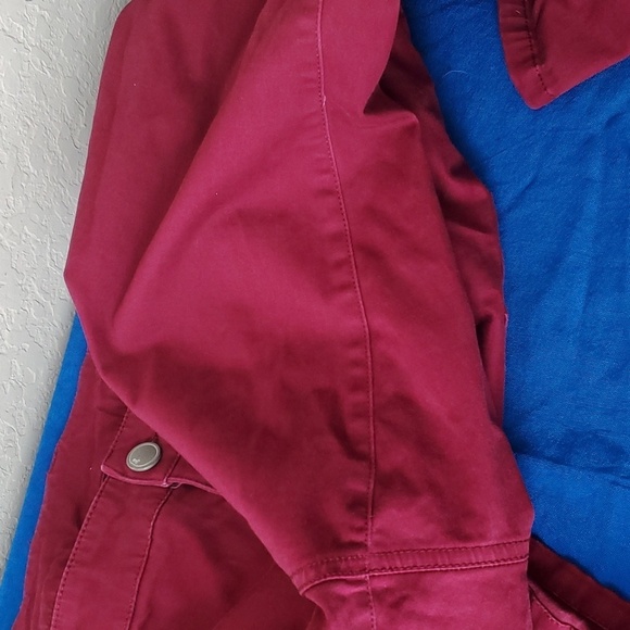 Lane Bryant Size 18 Womens Burgundy Jeans Pants - Picture 13 of 13